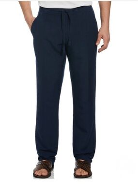 Cubavera Men's Black Linen Blend Pants Size Large